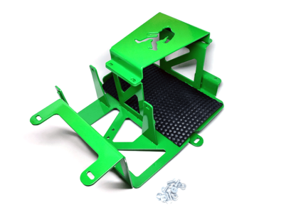 SasquatchParts Group 65 AGM Battery Tray & Webasto Mount for Jeep Liberty 2.8L CRD